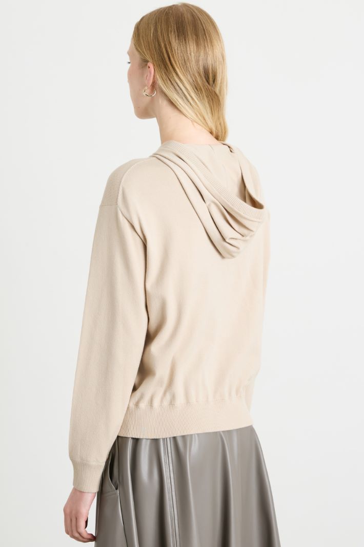 Stretch viscose yarn sweatshirt Intrend - 2