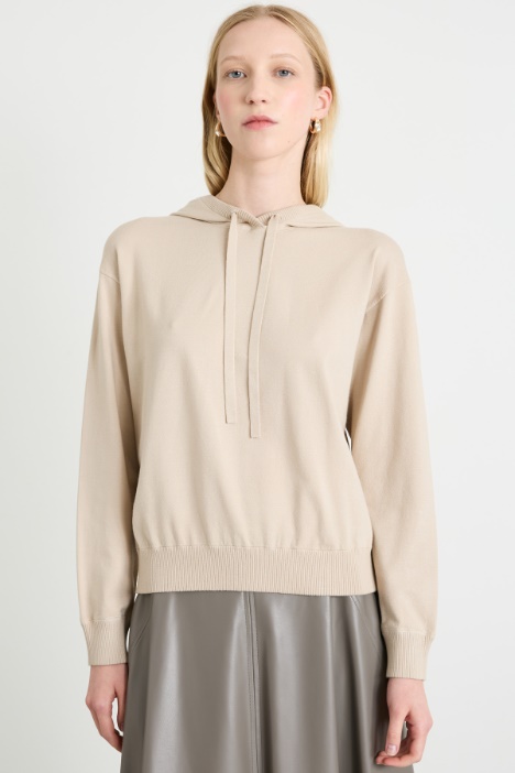 Stretch viscose yarn sweatshirt Intrend