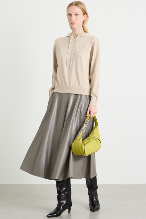 Stretch viscose yarn sweatshirt Intrend
