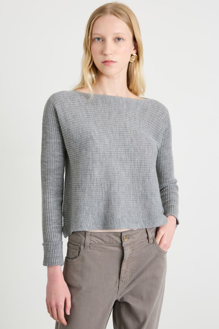 Horizontal ribbed sweater Intrend