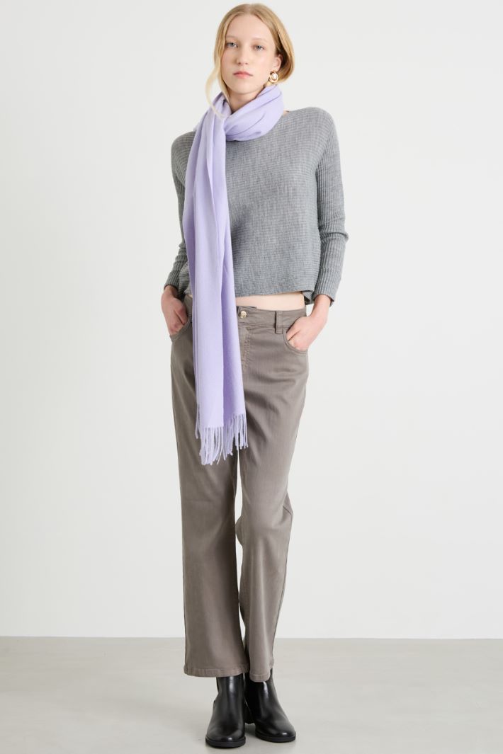 Horizontal ribbed sweater Intrend - 3