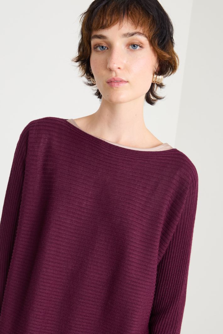 Horizontal ribbed sweater Intrend - 4