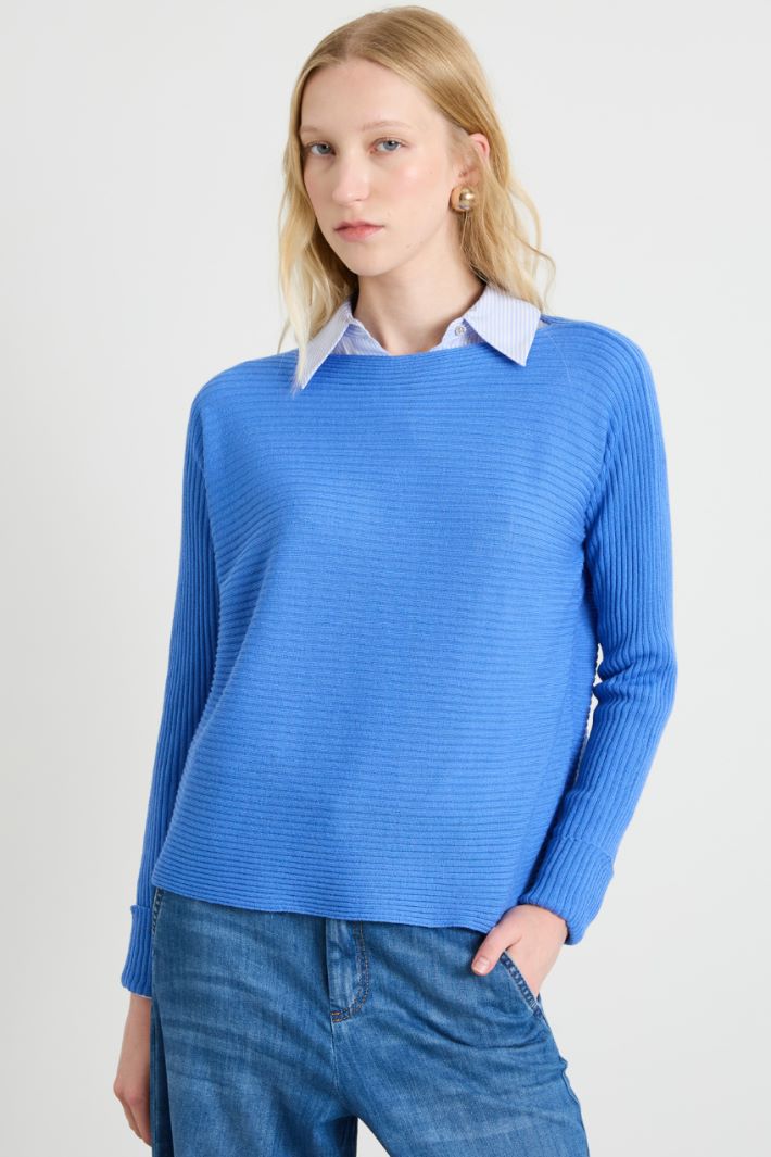 Horizontal ribbed sweater Intrend