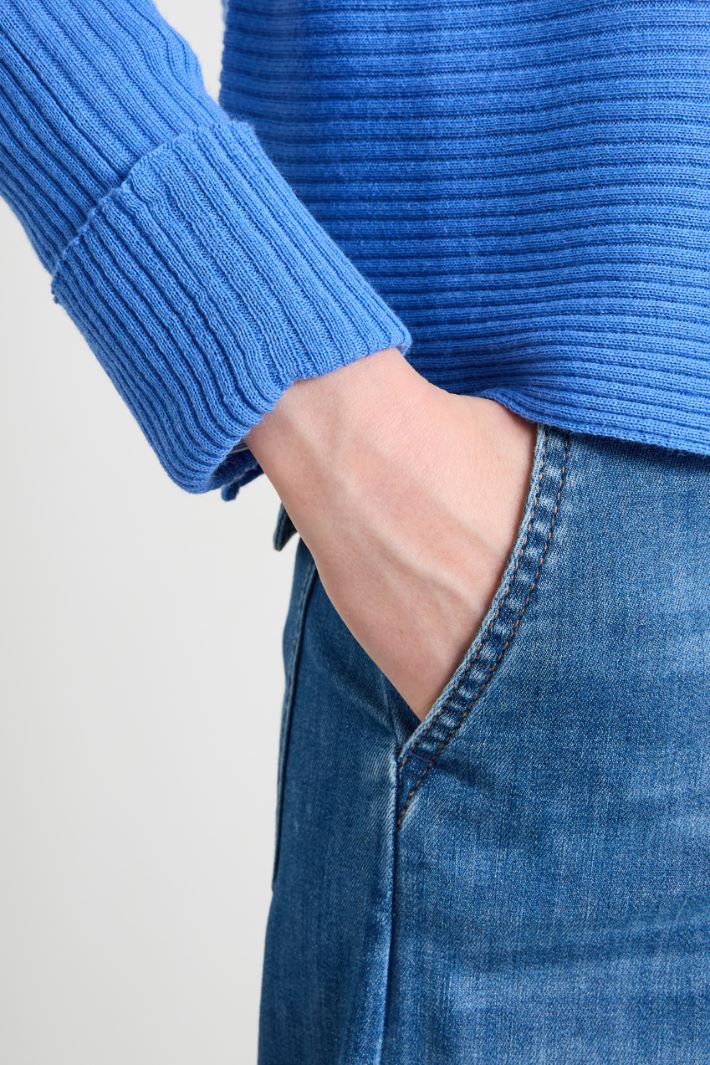 Horizontal ribbed sweater Intrend - 4