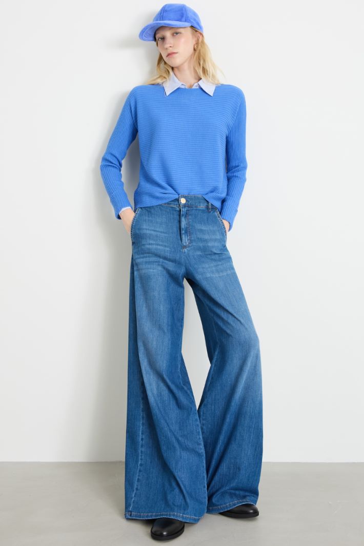Horizontal ribbed sweater Intrend - 3