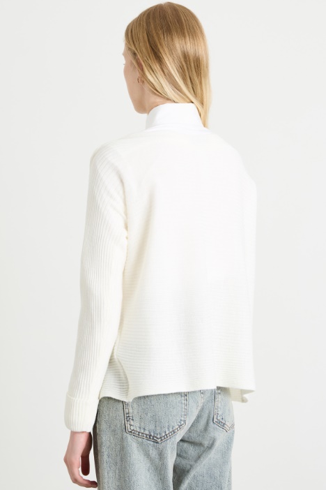 Jersey de canalé horizontal