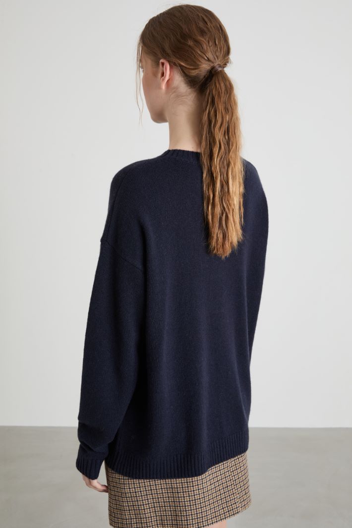Maglia in lana e cashmere