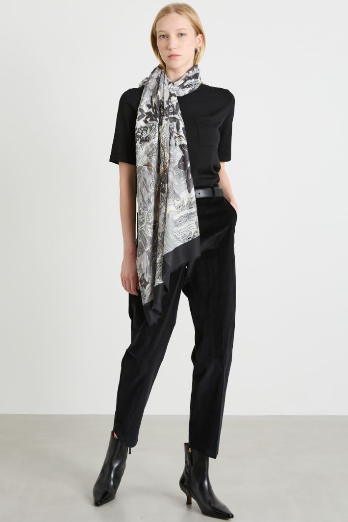 Viscose sweater with pocket Intrend - 3
