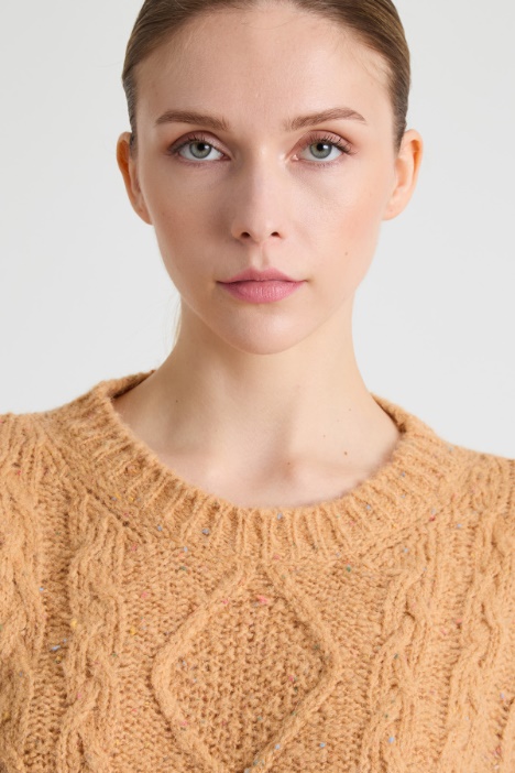 Maglia over jacquard