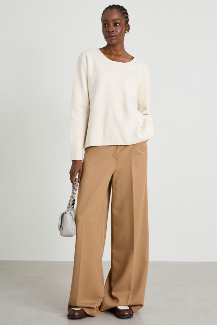 Viscose yarn boxy sweater Intrend - 3