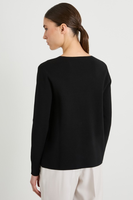 Jersey boxy de hilado de viscosa