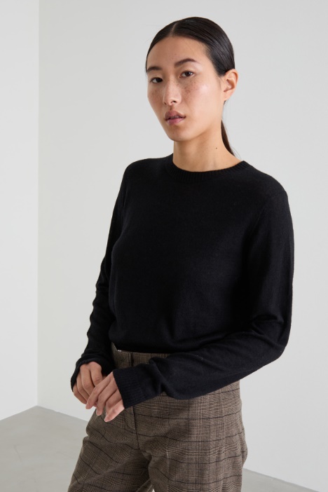 Jersey de mezcla de lana y alpaca