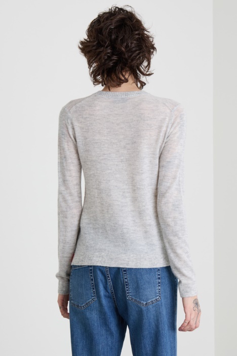 Jersey de mezcla de lana y alpaca