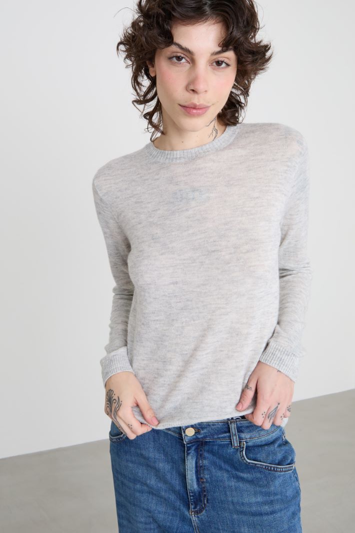 Wool and alpaca-blend sweater Intrend - 4