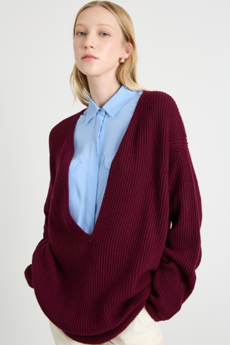 Ribbed maxi jumper Intrend