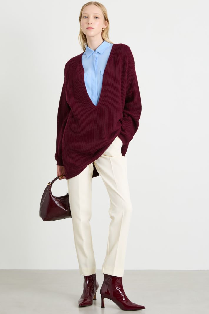 Maxi maglia a coste Intrend - 3