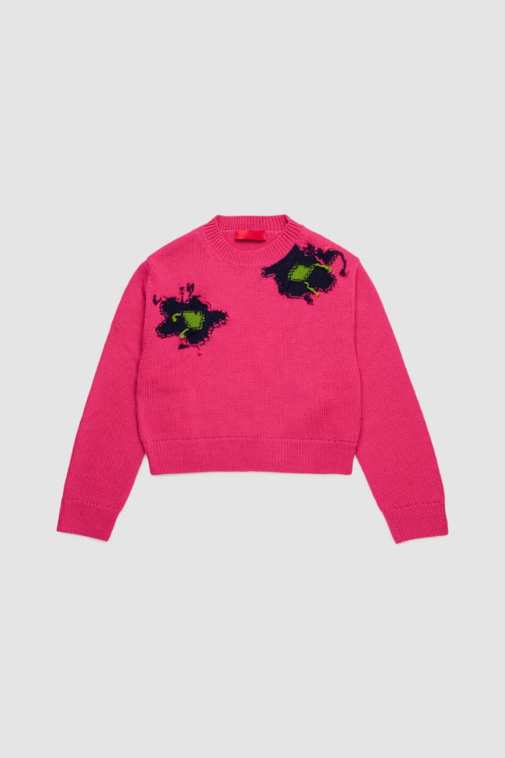Pullover with flowers Intrend