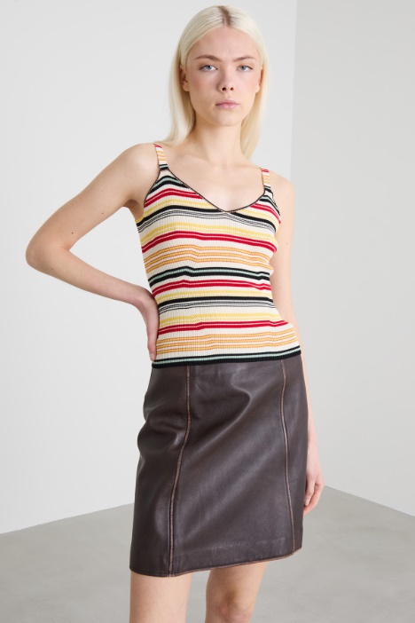 Rib-knit top Intrend - 2
