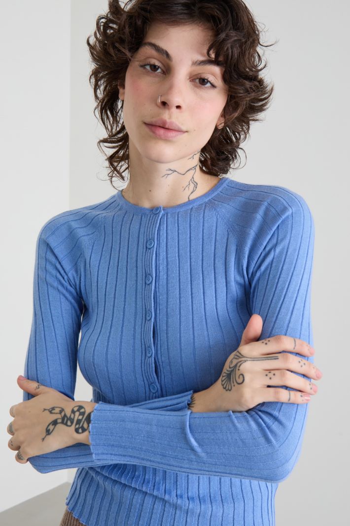 Maglia a coste piatte Intrend