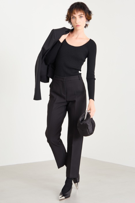 Lamé viscose sweater Intrend
