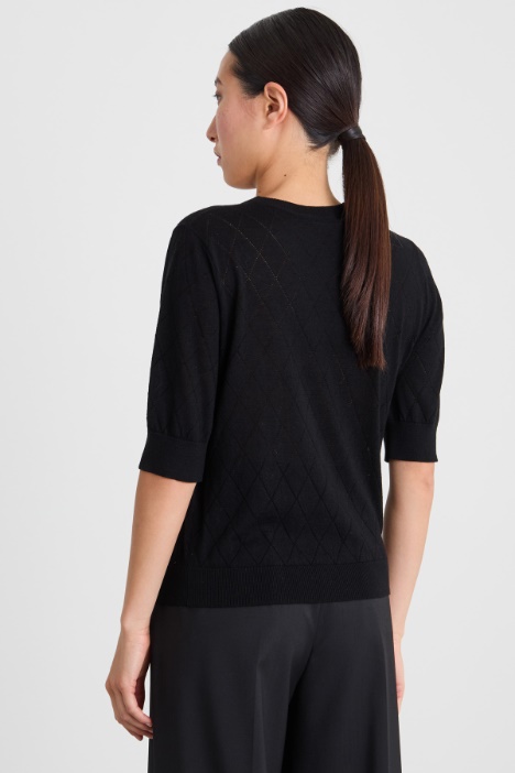 Maglia in lana e seta