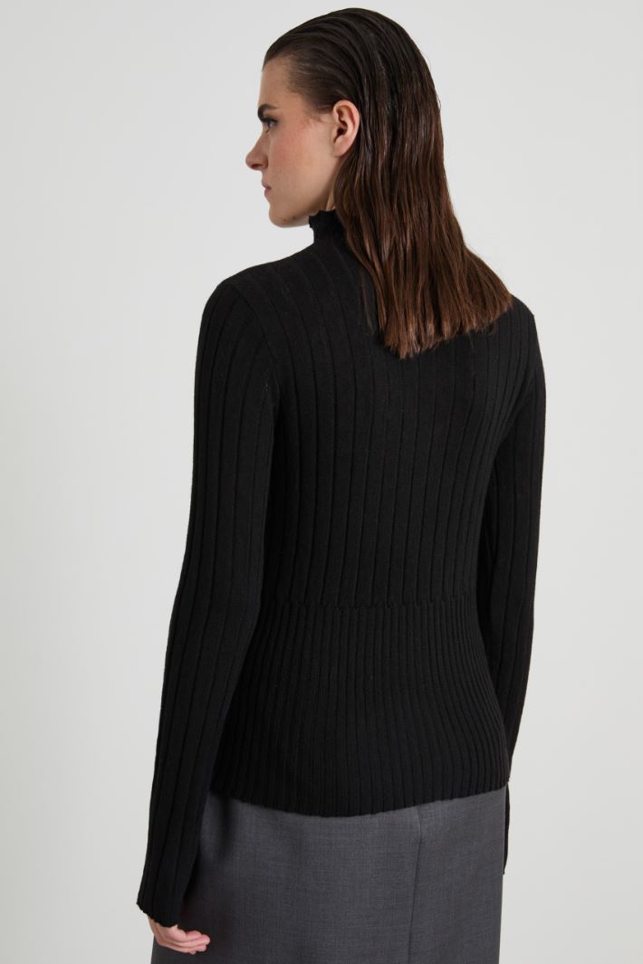 Maglia slim a coste Intrend - 2