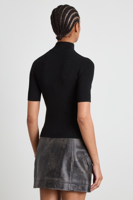 Dolcevita in viscosa lamè