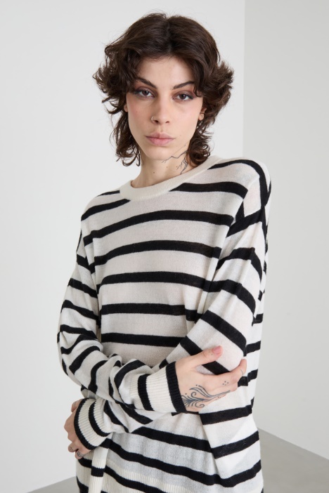 Suéter ligero de lana y alpaca