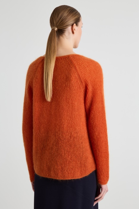 Maglia in filato di mohair