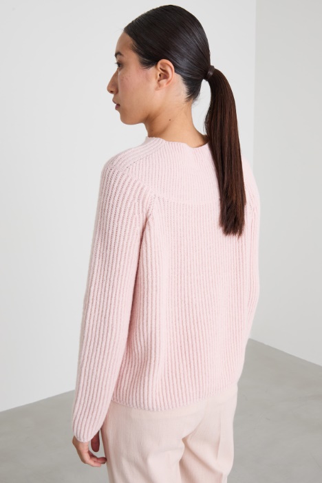 Maglia in lana a coste