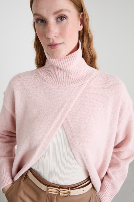 Maglia con motivo sovrapposto