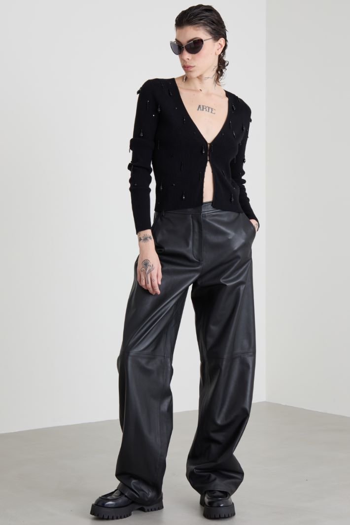 Pantaloni in vera nappa Intrend