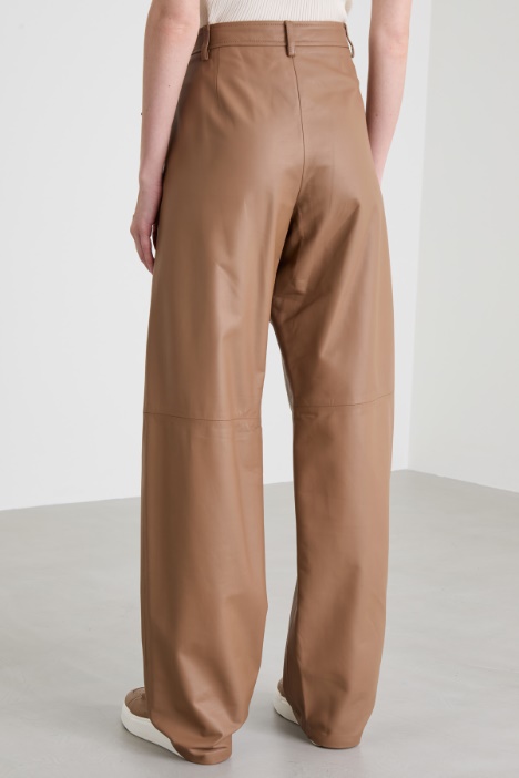 Pantaloni in vera nappa