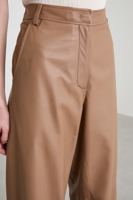 Pantaloni in vera nappa