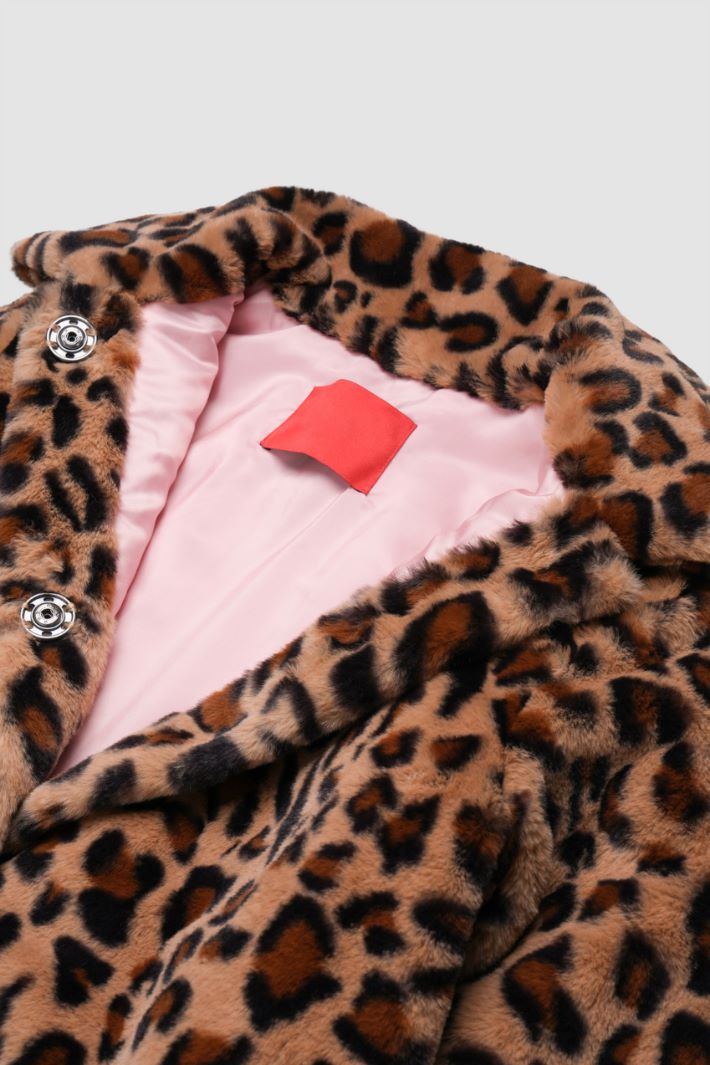 Leopard print coat Intrend - 3