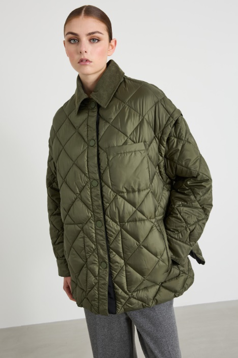 Chaqueta reversible acolchada