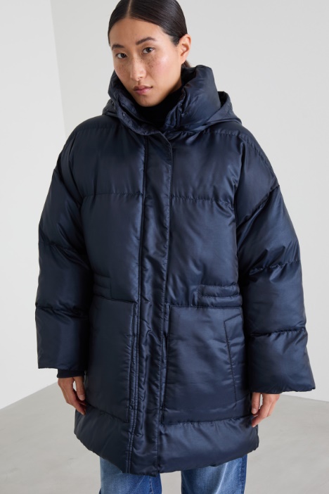 Imbottito over con cappuccio