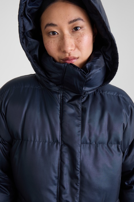 Imbottito over con cappuccio