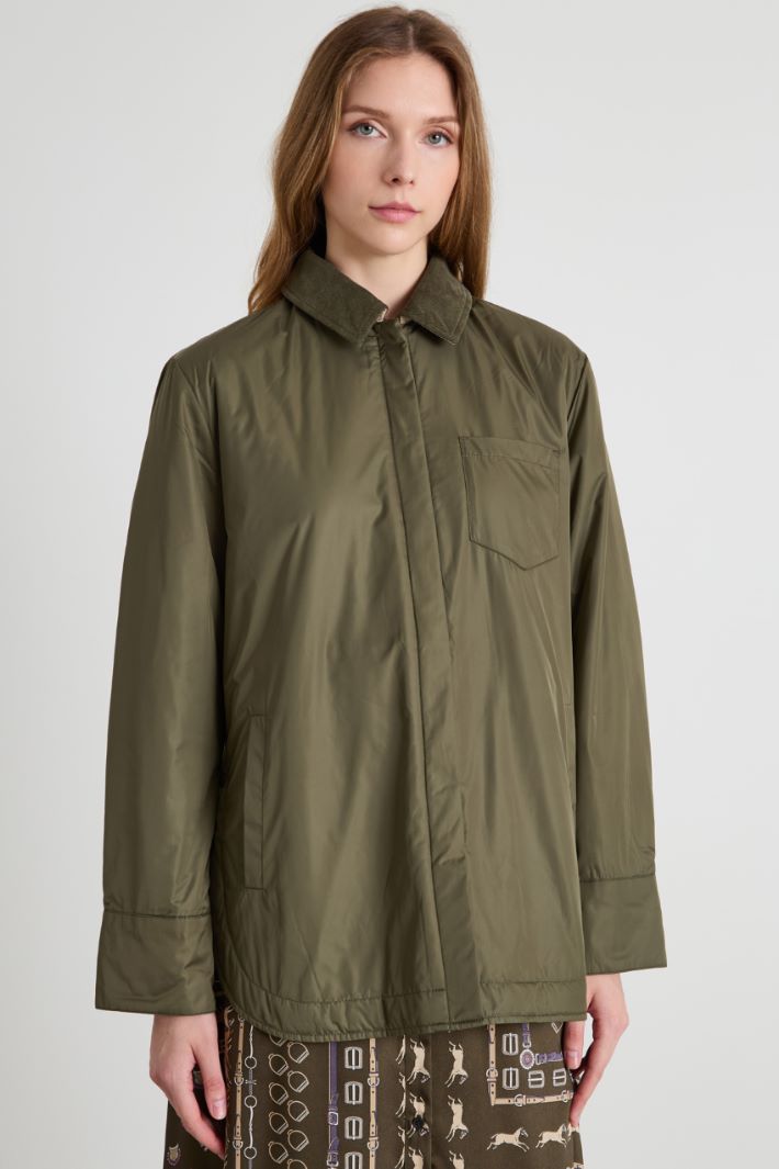 Shirt-style padded jacket Intrend - 4