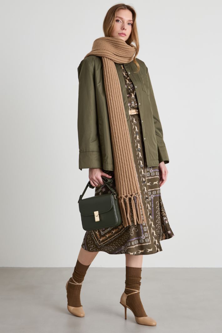 Shirt-style padded jacket Intrend