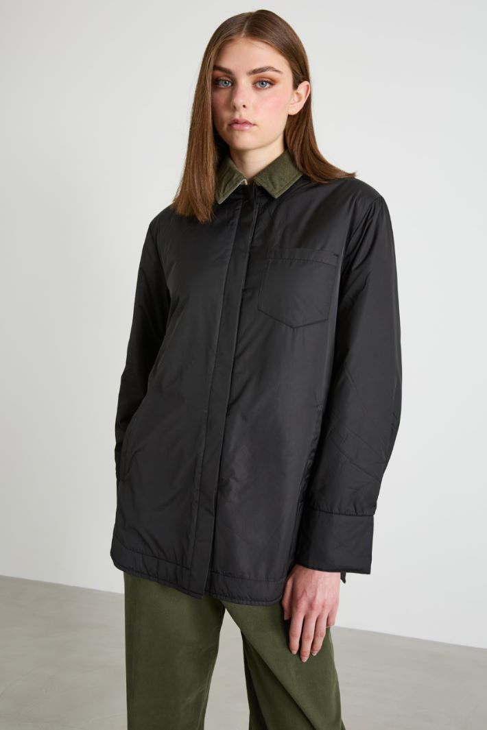 Shirt-style padded jacket Intrend - 4