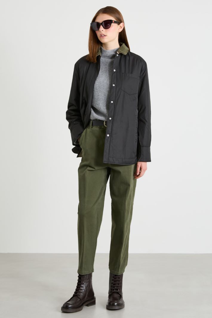 Shirt-style padded jacket Intrend