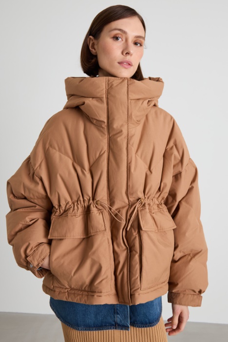 Chaqueta de plumón de algodón técnico