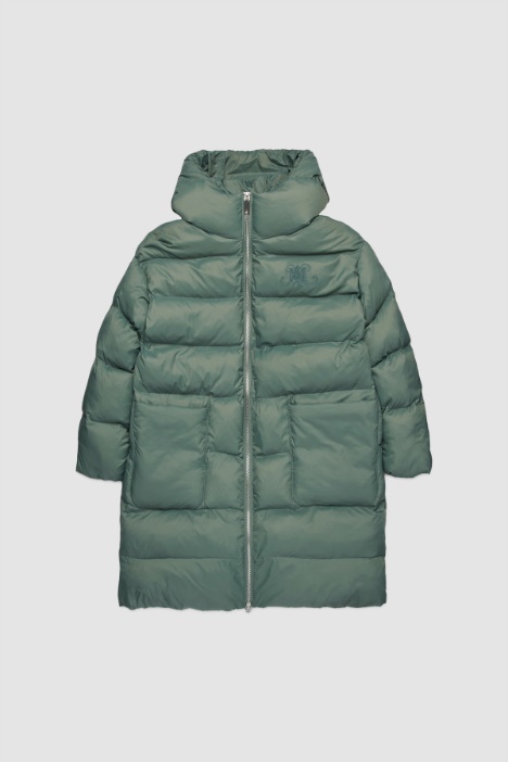 Long hooded puffer jacket Intrend