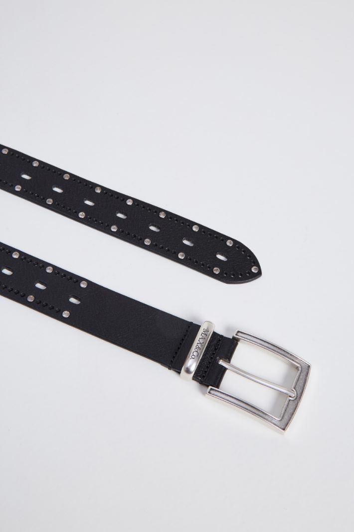 Cintura in pelle con borchie Intrend - 3