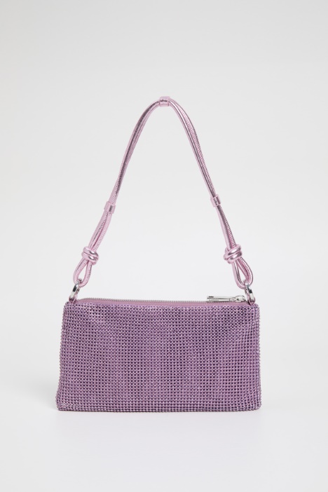 Borsa a mano con strass