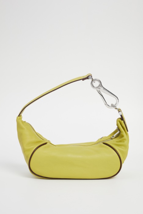 Borsa in nappa con moschettone