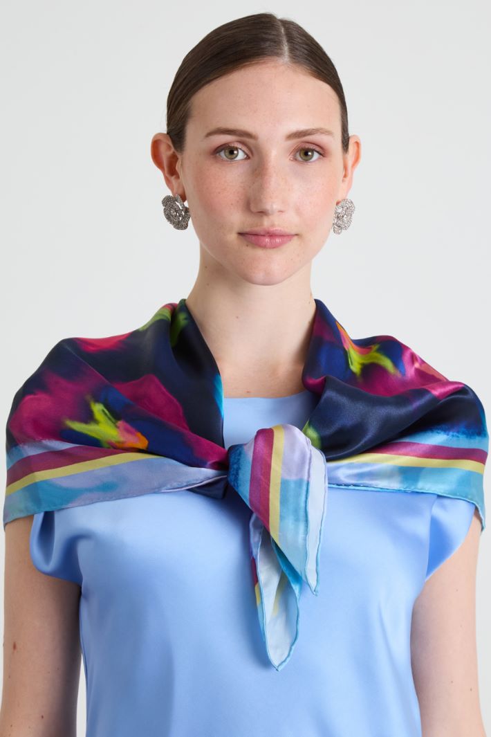 Silk satin scarf Intrend
