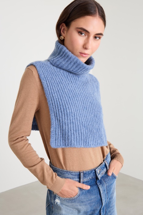 Collo in lana e cashmere