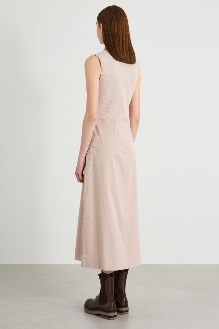 Abito in jersey e gabardina Intrend - 3